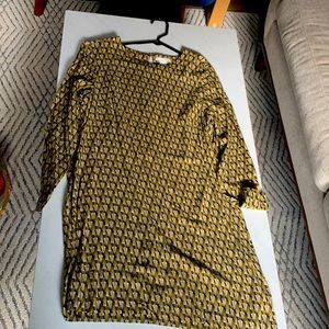 Fall 70s Long Sleeve Dress